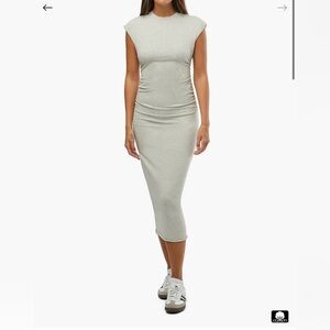 WeWoreWhat Ruched T-shirt Midi Dress